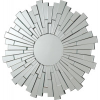 Coaster Furniture 901784 Sunburst Circular Mirror Silver